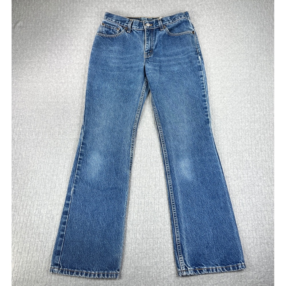 Vintage Levis 517 Boot Cut 2001 Jeans 9 JR (Men 29x30) Blue Made in USA Slim Fit
